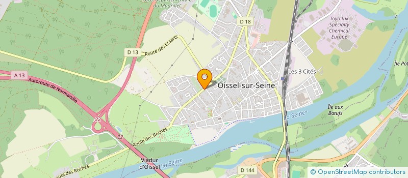 localisation de l'entreprise AV IMMO  OISSEL