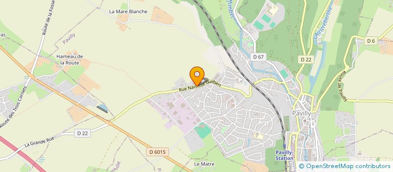 localisation de l'entreprise AV IMMO  PAVILLY