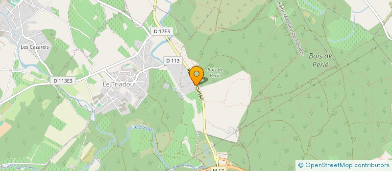 localisation de l'entreprise AV'IMMO  LE TRIADOU