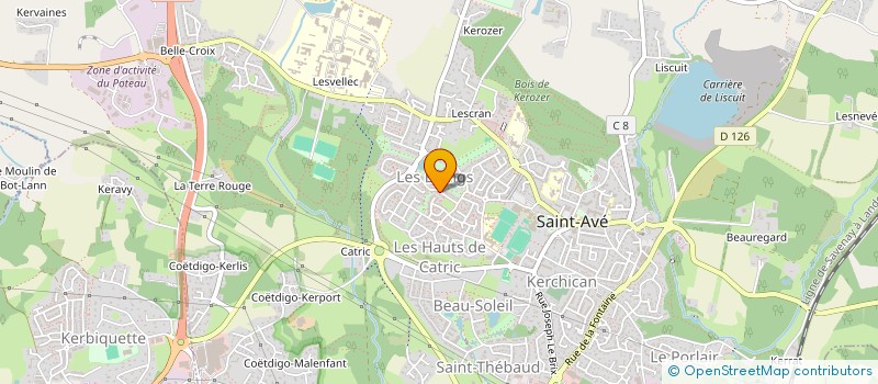 localisation de l'entreprise AV IMMO  SAINT-AVE