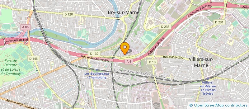 localisation de l'entreprise AV INDUSTRY à CHAMPIGNY-SUR-MARNE