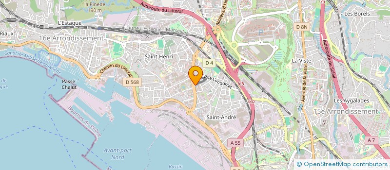 localisation de l'entreprise AV INVEST  MARSEILLE