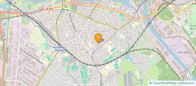 localisation de l'entreprise AV INVEST à STRASBOURG