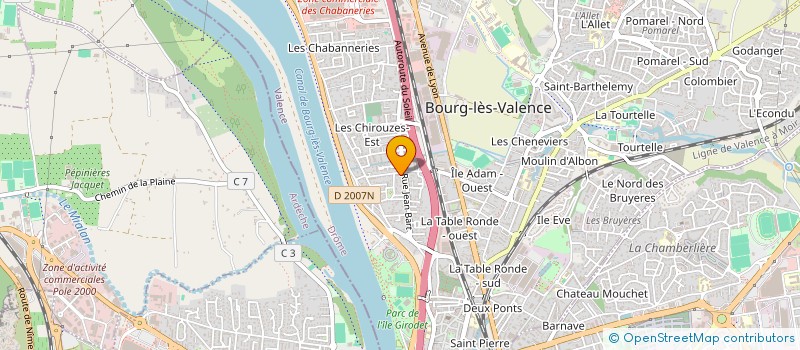 localisation de l'entreprise AV INVEST  BOURG-LES-VALENCE