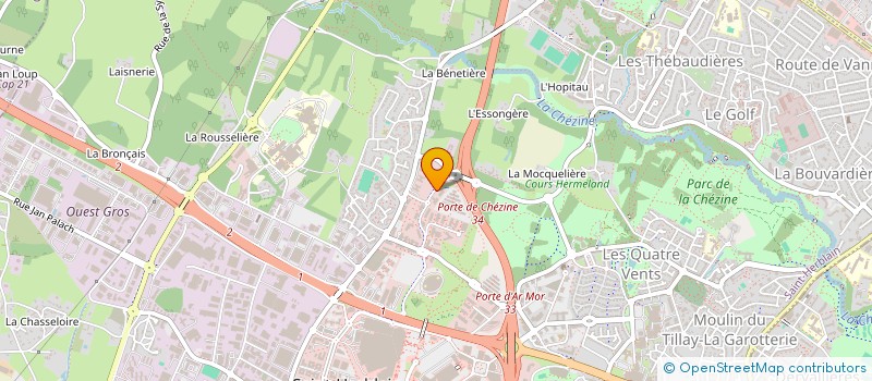 localisation de l'entreprise AV INVESTISSEMENTS à SAINT-HERBLAIN