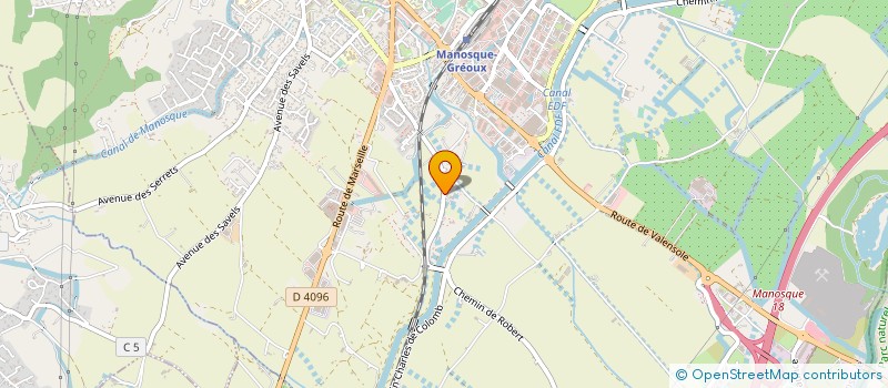 localisation de l'entreprise AV LA MANOSQUINE  MANOSQUE