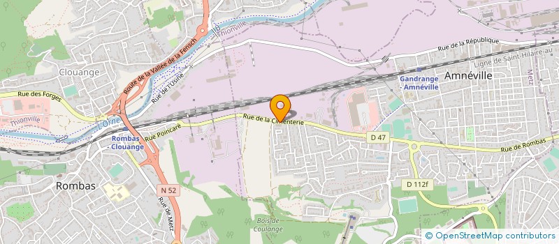 localisation de l'entreprise AV LOCATION  AMNEVILLE