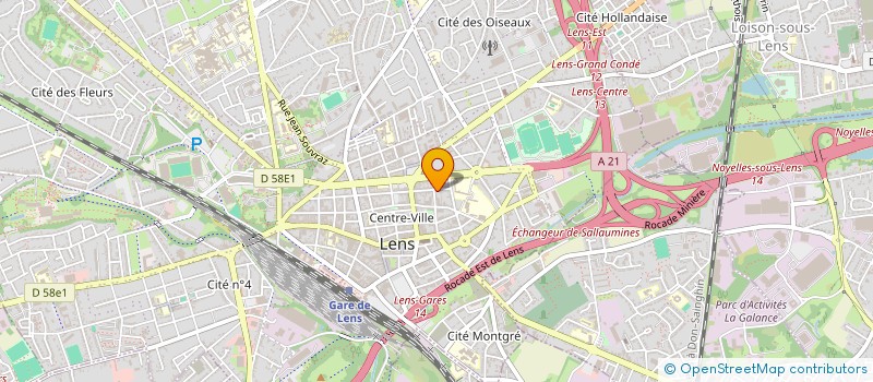 localisation de l'entreprise AV-MAGNIEZ  LENS