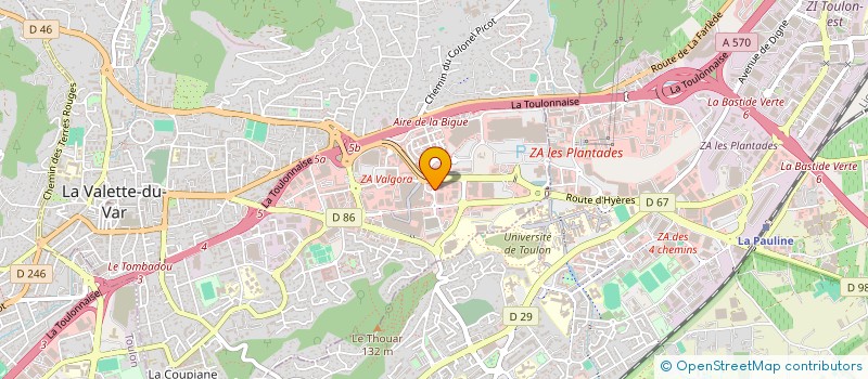 localisation de l'entreprise AV MARIA  LA VALETTE-DU-VAR