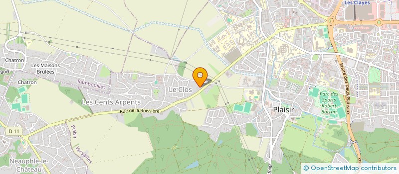 localisation de l'entreprise AV&NEL  PLAISIR