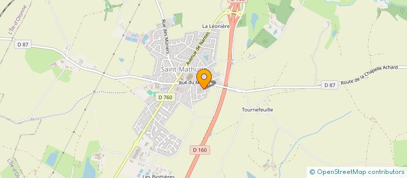 localisation de l'entreprise AV'NIR à LES SABLES-D'OLONNE