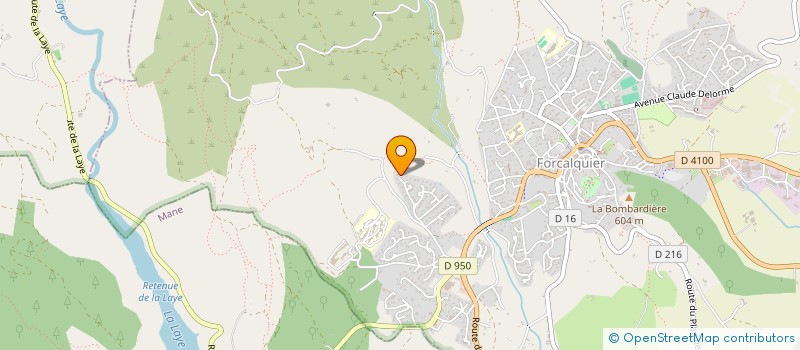 localisation de l'entreprise AV NUCLEAR à FORCALQUIER