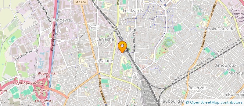 localisation de l'entreprise AV NUMERIQUE à TOULOUSE