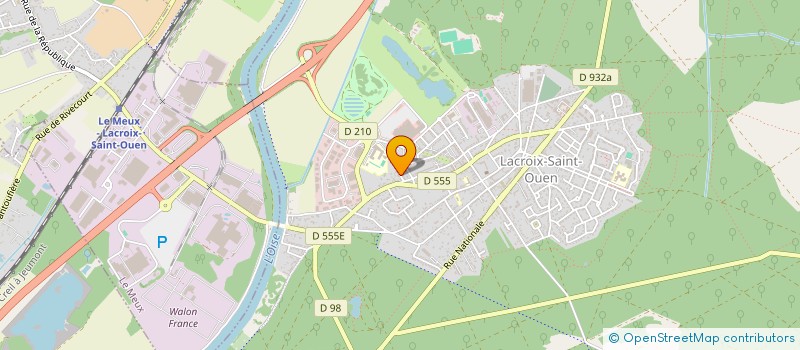 localisation de l'entreprise AV PARTNER  LACROIX-SAINT-OUEN