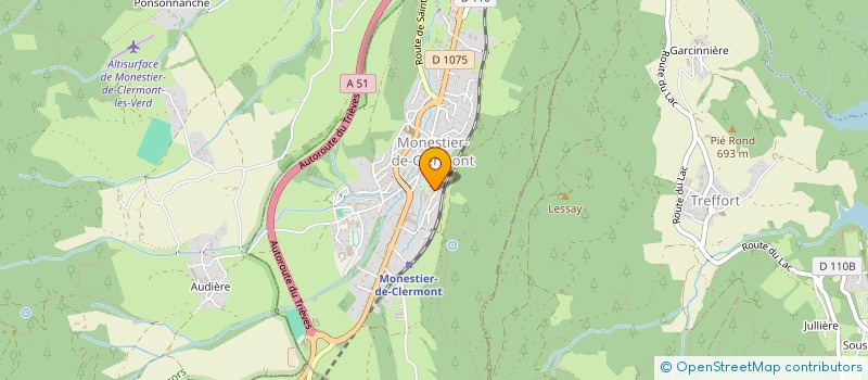 localisation de l'entreprise AV PLOMBERIE  MONESTIER-DE-CLERMONT