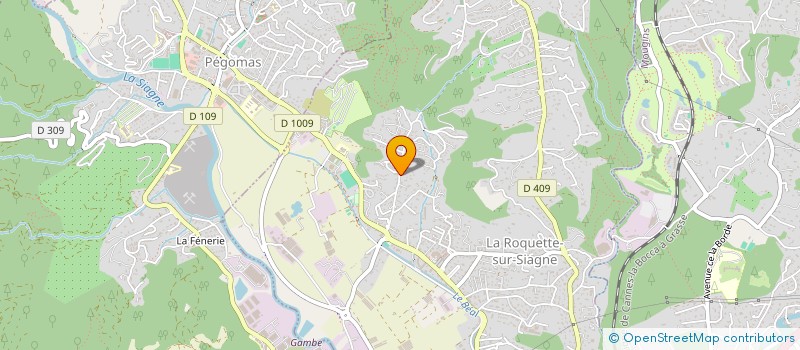 localisation de l'entreprise AV PROMOTION  GRASSE