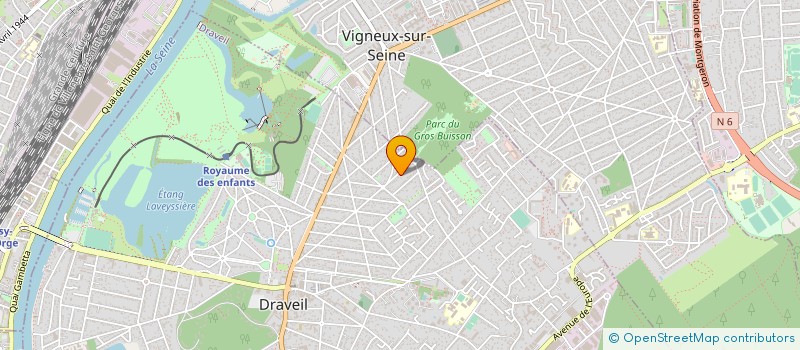 localisation de l'entreprise AV RENOVATION à DRAVEIL