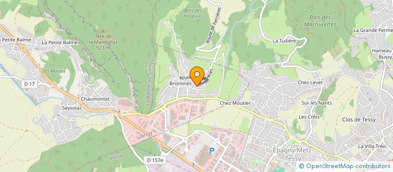 localisation de l'entreprise AV SAIL  SILLINGY