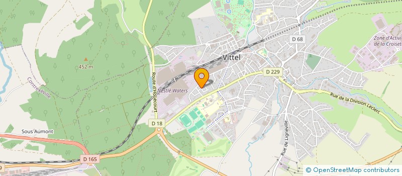 localisation de l'entreprise AV SANTOS  VITTEL