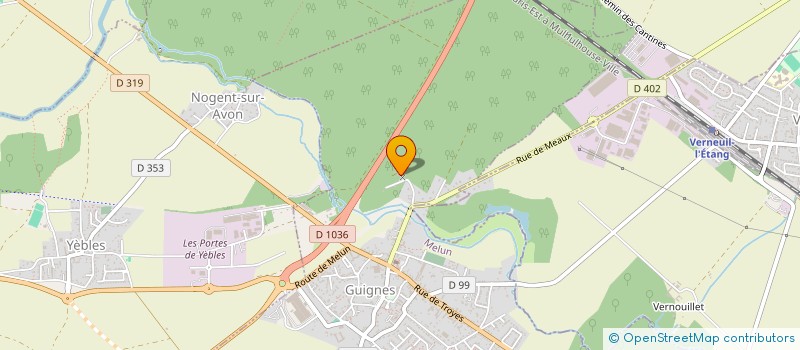 localisation de l'entreprise AV SAVEURS  GUIGNES