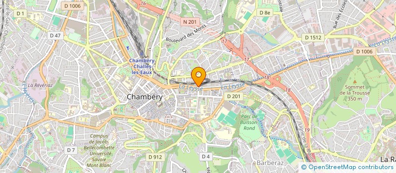 localisation de l'entreprise AV SAVOIE à CHAMBERY