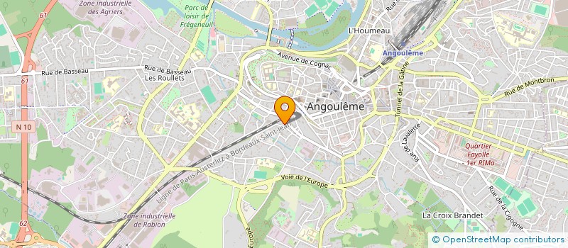 localisation de l'entreprise AV SERVICES à ANGOULEME