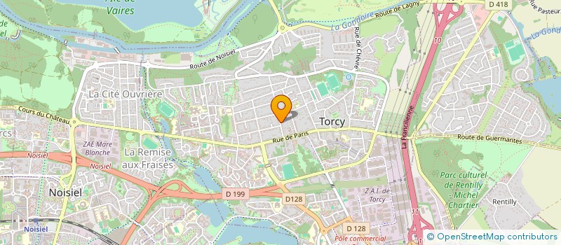 localisation de l'entreprise AV SERVICES à TORCY