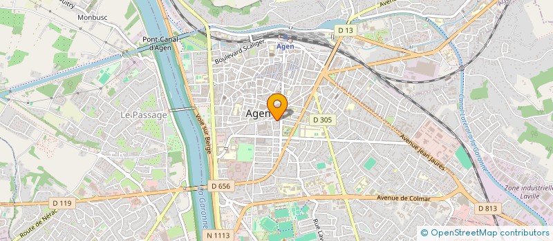 localisation de l'entreprise AV SOLAIRE 11  AGEN