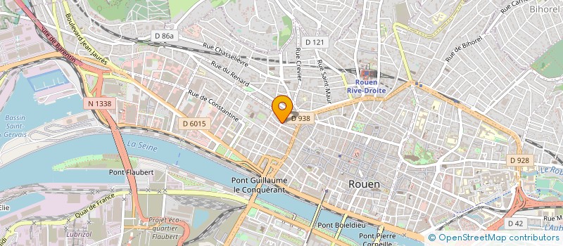 localisation de l'entreprise AV SOLUTION à ROUEN