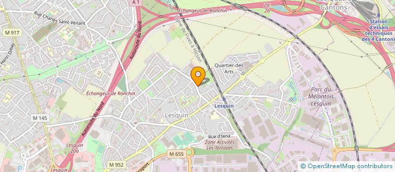 localisation de l'entreprise AV SOLUTIONS à LESQUIN