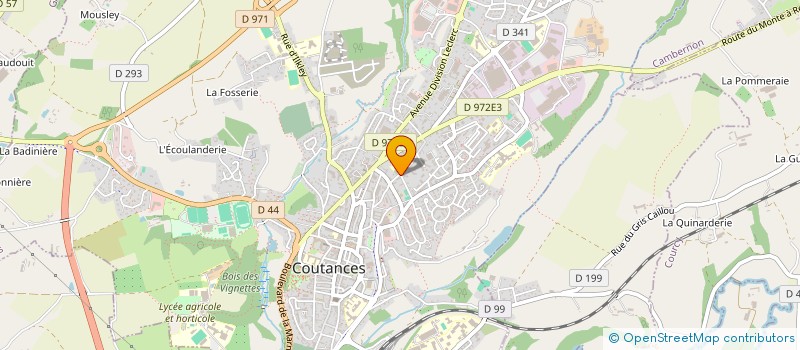 localisation de l'entreprise AV STRATEGIE NUMERIQUE  COUTANCES