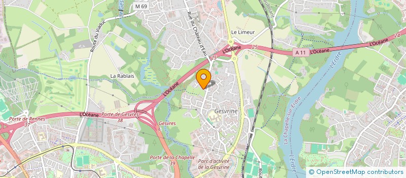 localisation de l'entreprise AV SUR ERDRE à LA CHAPELLE-SUR-ERDRE