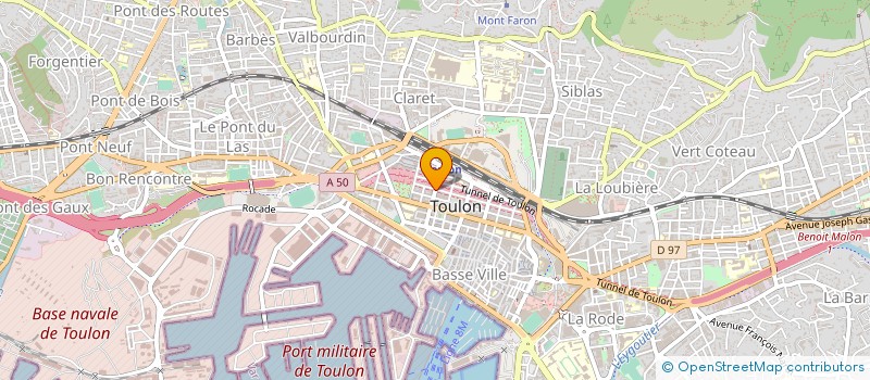 localisation de l'entreprise AV VAUBAN N 9  TOULON