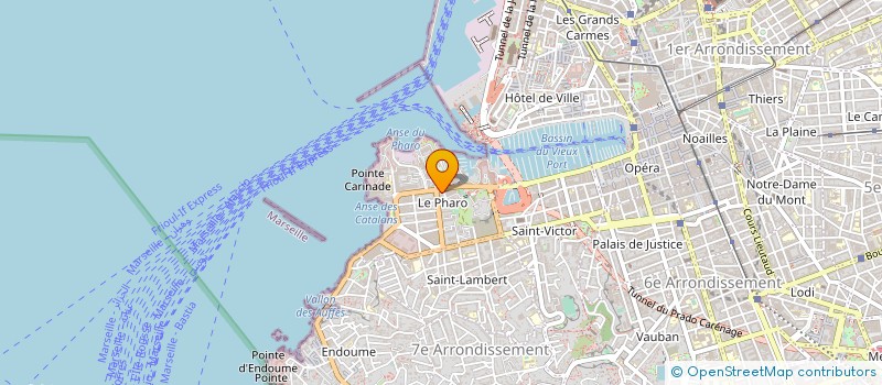 localisation de l'entreprise AV YACHTING à MARSEILLE