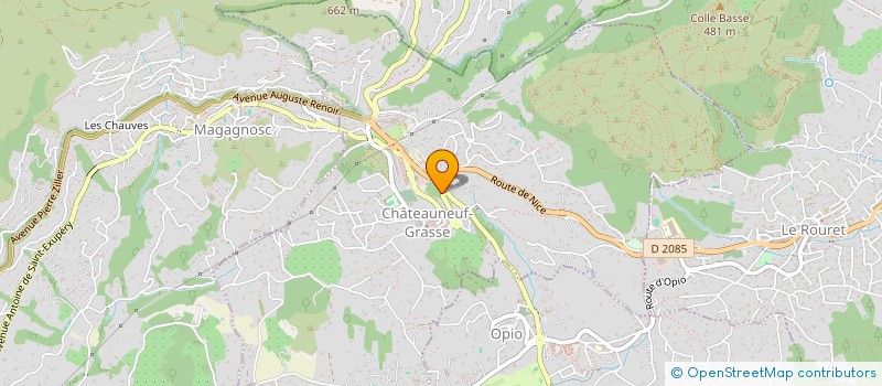 localisation de l'entreprise AV1  CHATEAUNEUF-GRASSE