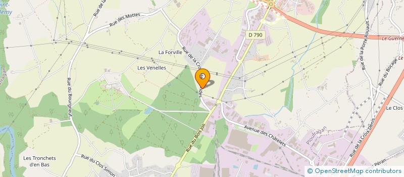 localisation de l'entreprise AV1 EDITION  PLOUFRAGAN