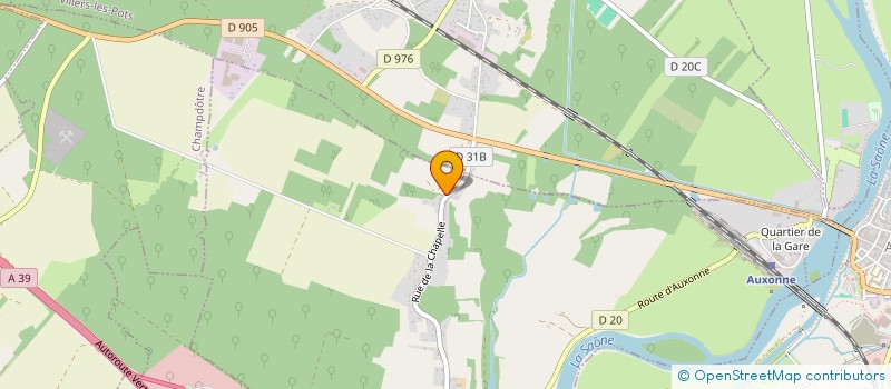 localisation de l'entreprise AV2C  TILLENAY