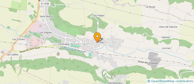 localisation de l'entreprise AV2F CONSTRUCTIONS à SAINT-SAVIN