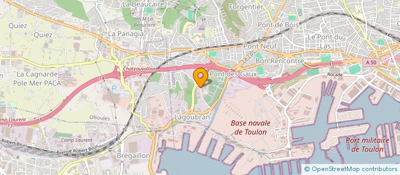 localisation de l'entreprise AV2I HOME  TOULON