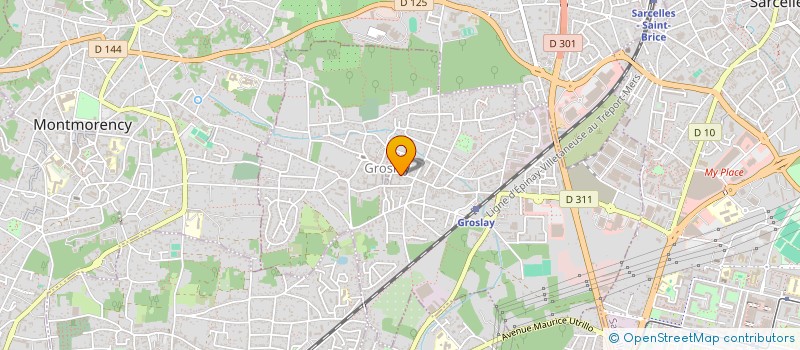 localisation de l'entreprise AV2J à GROSLAY