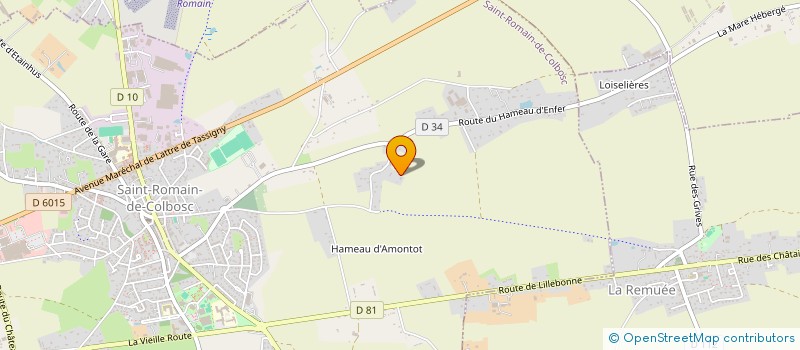 localisation de l'entreprise AV2M  SAINT-ROMAIN-DE-COLBOSC