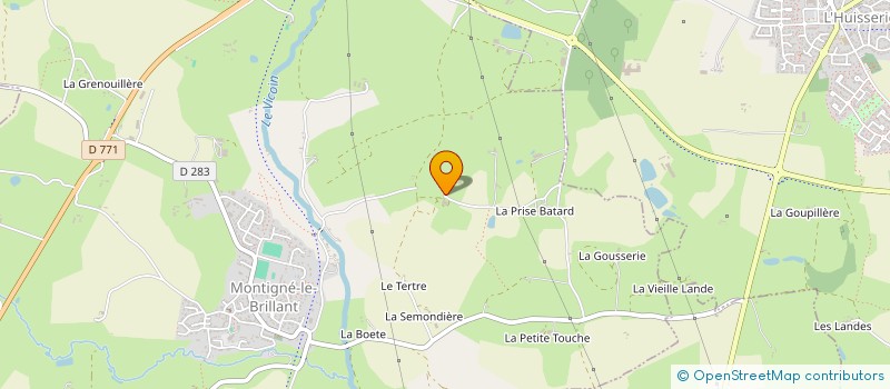 localisation de l'entreprise AV2MA  NUILLE SUR VICOIN