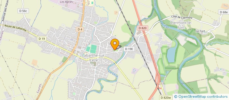 localisation de l'entreprise AV2P  LABARTHE-SUR-LEZE