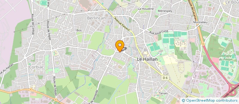 localisation de l'entreprise AV2S  LE HAILLAN