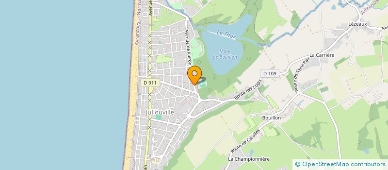 localisation de l'entreprise AV2T  JULLOUVILLE