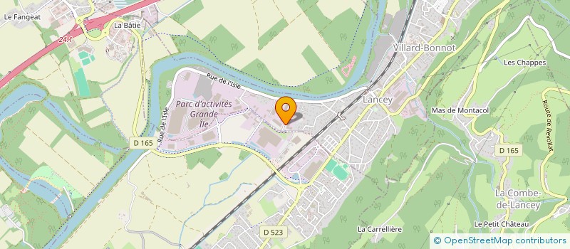 localisation de l'entreprise AV2T  VILLARD-BONNOT