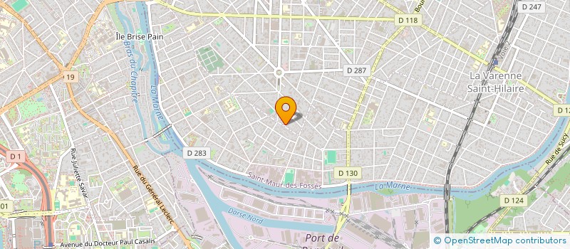 localisation de l'entreprise AVA 1 à SAINT-MAUR-DES-FOSSES