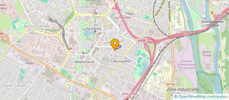 localisation de l'entreprise AVA  TOULOUSE