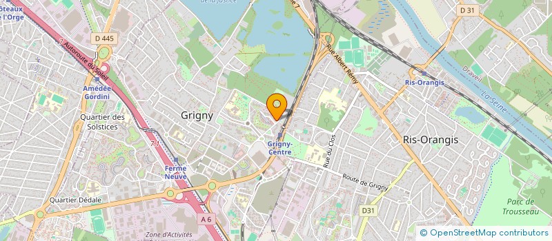 localisation de l'entreprise AVA  GRIGNY