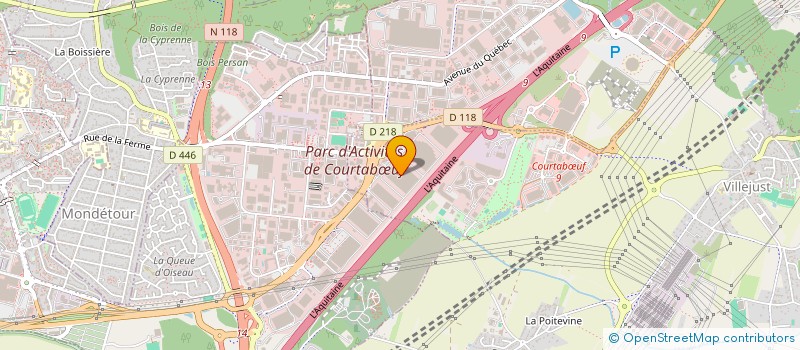 localisation de l'entreprise AVA à VILLEJUST